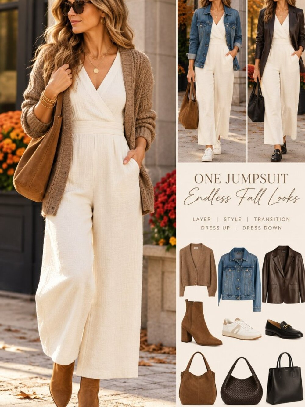 Anthropologie Demi Cotton Gauze Jumpsuit Size 2 Ivory Wide Leg